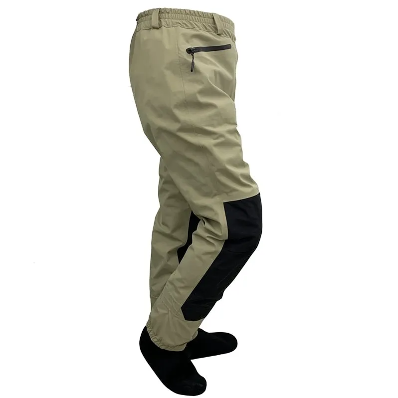 3 Layer Breathable Fly Fishing Waist Waders Stockingfoot Wading Pants