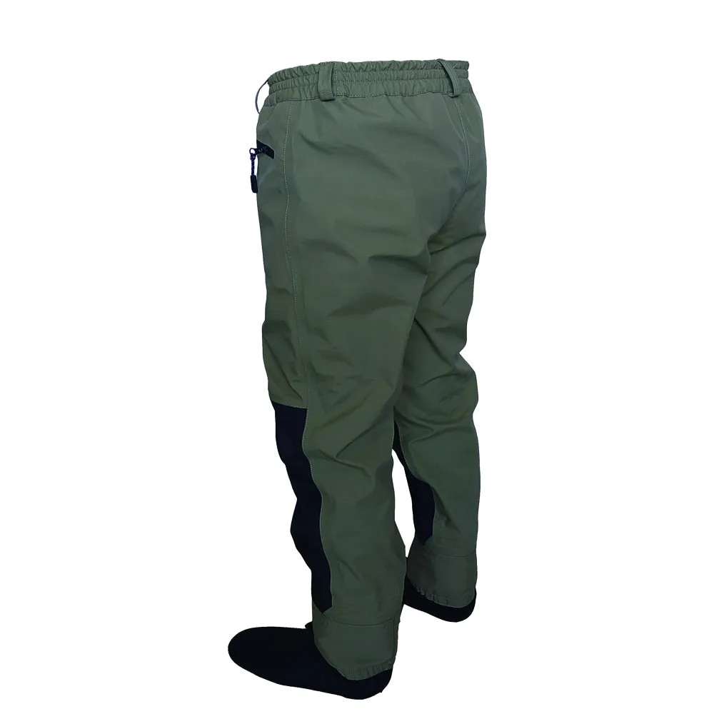 3 Layer Breathable Fly Fishing Waist Waders Stockingfoot Wading Pants