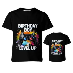 3D Graphic T-Shirt for Boys Girls, Crewneck Casual Short Sleeve Tops Tee Shirt Tshirt for Kids Teen 6-16 Years (Shark, Small)