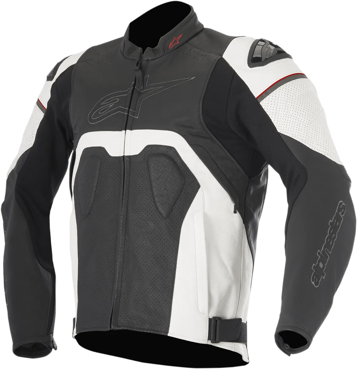 ALPINESTARS Core Airflow Leather Jacket - Black/White - US 40 / EU 50 3101416-12-50