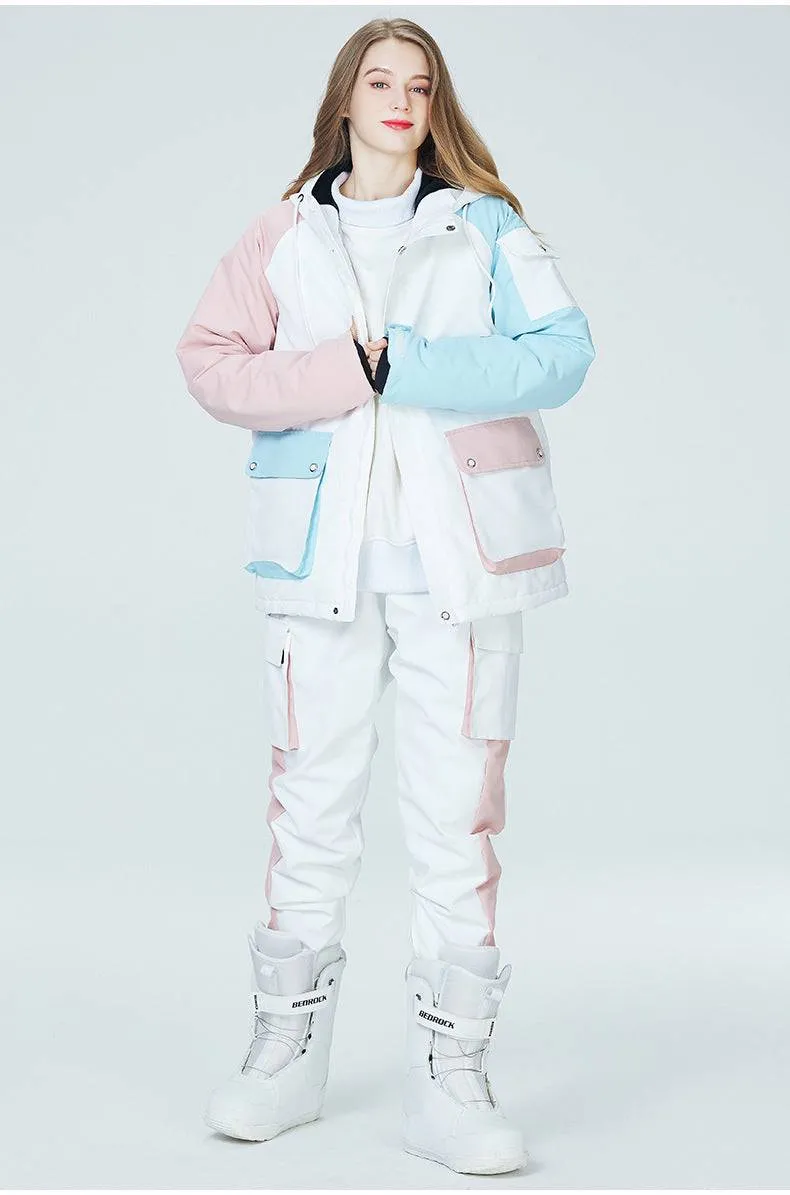 ARCTIC QUEEN Unisex Classic White Ski Suit