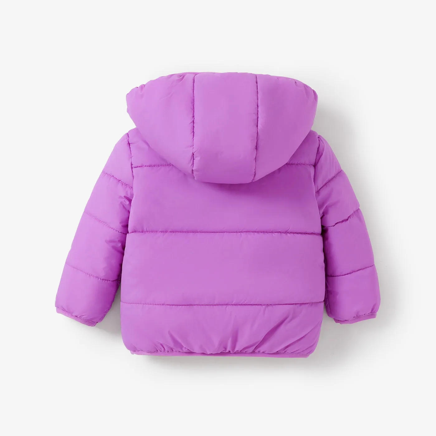 Baby / Toddler Causal Fluff Solid Long-sleeve Hooded Coat