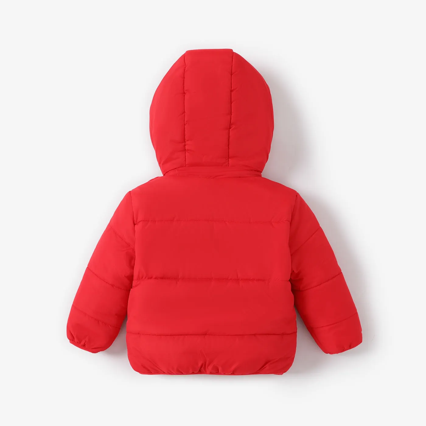 Baby / Toddler Causal Fluff Solid Long-sleeve Hooded Coat