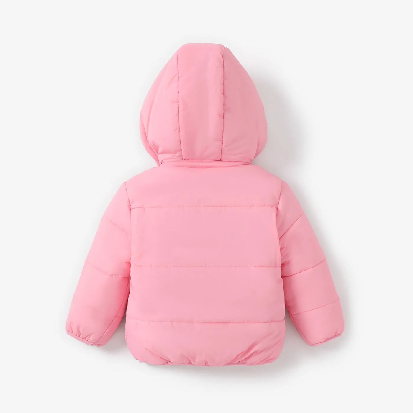 Baby / Toddler Causal Fluff Solid Long-sleeve Hooded Coat