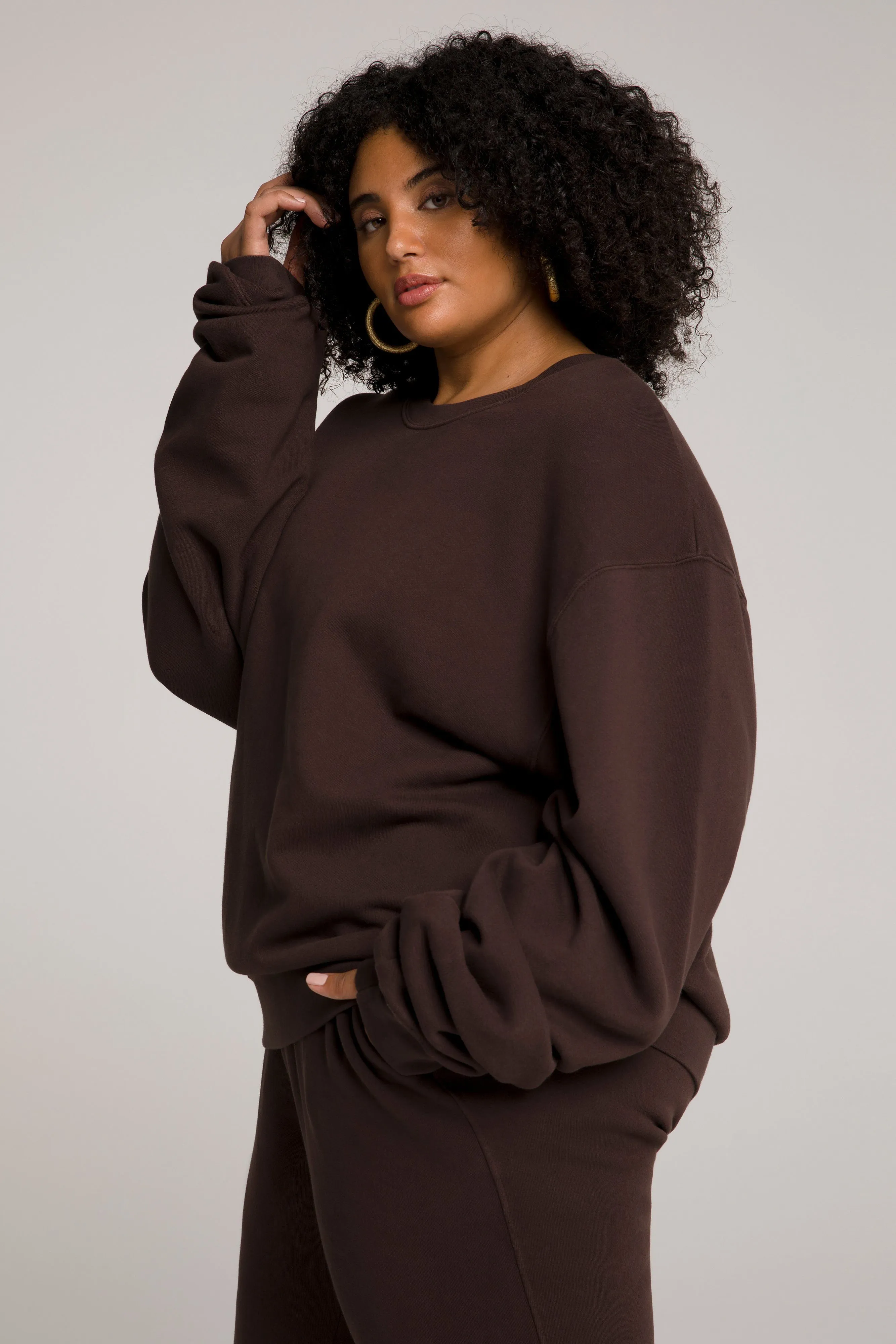 BOYFRIEND SWEATSHIRT | COFFEE001