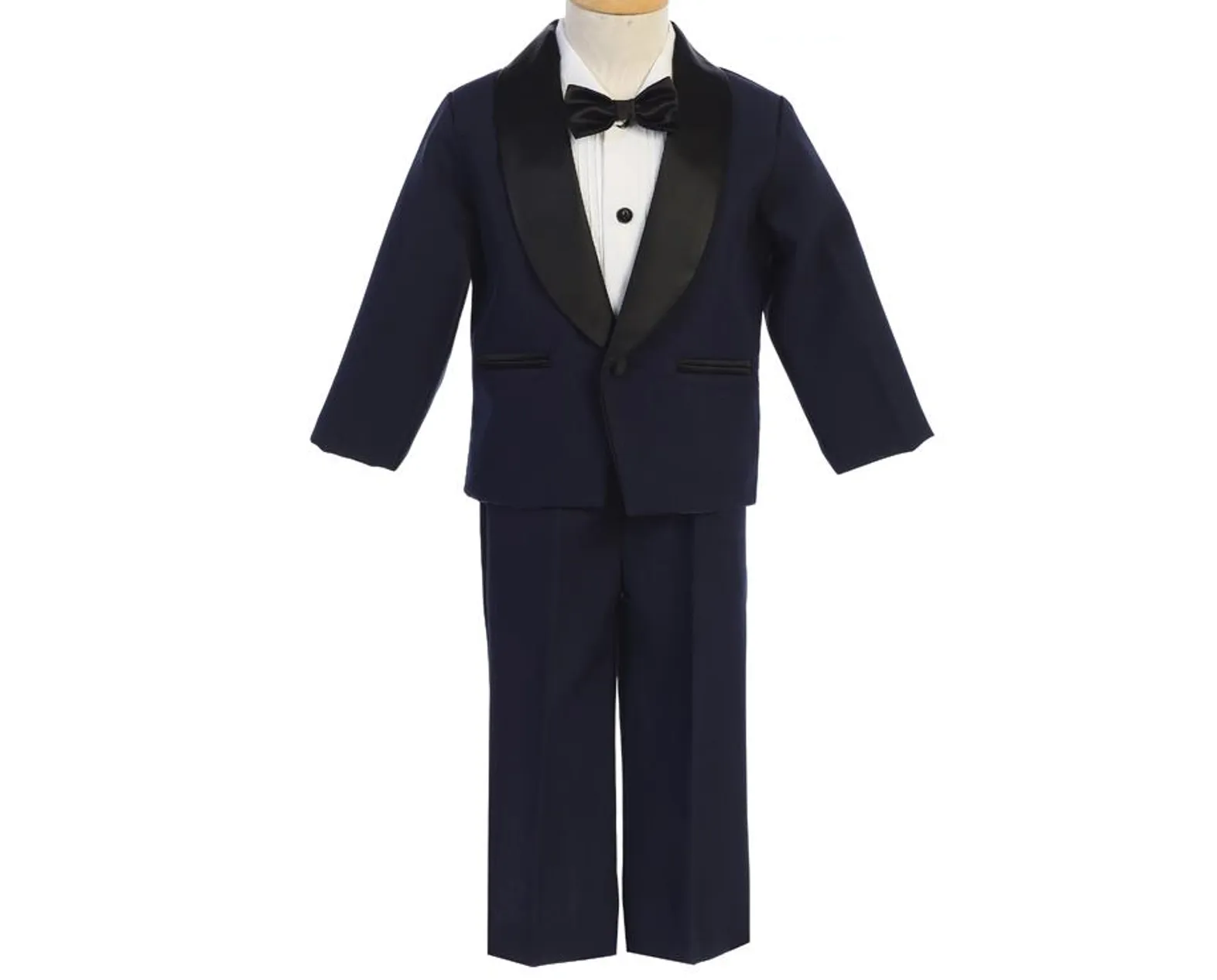 Boys Navy Shawl Executive Tuxedo 7580