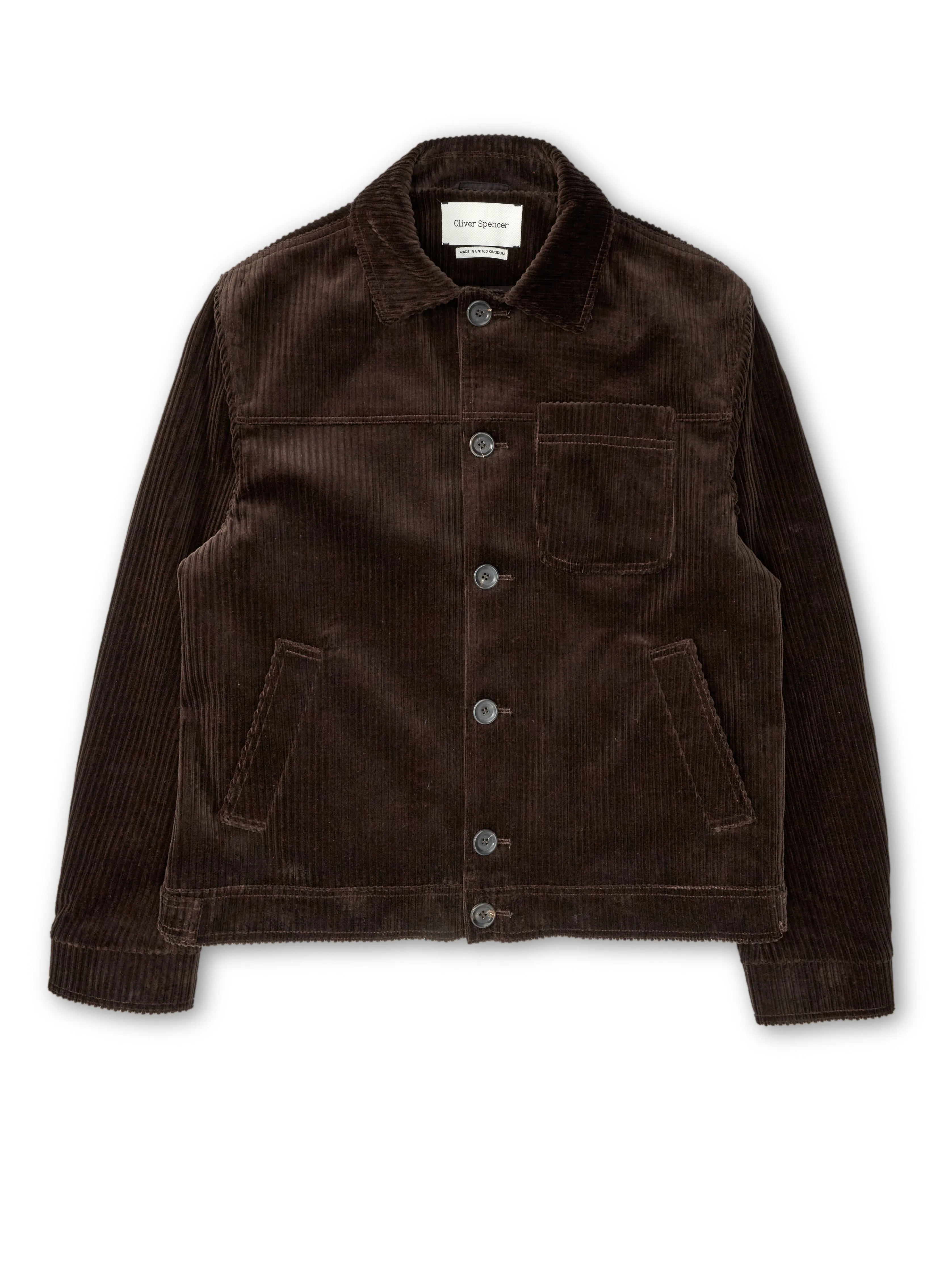 Buffalo Jacket Deakin Cord Brown