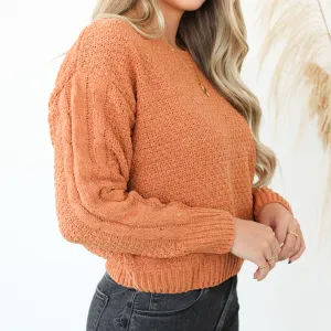 Cable Knit Sleeve Sweater