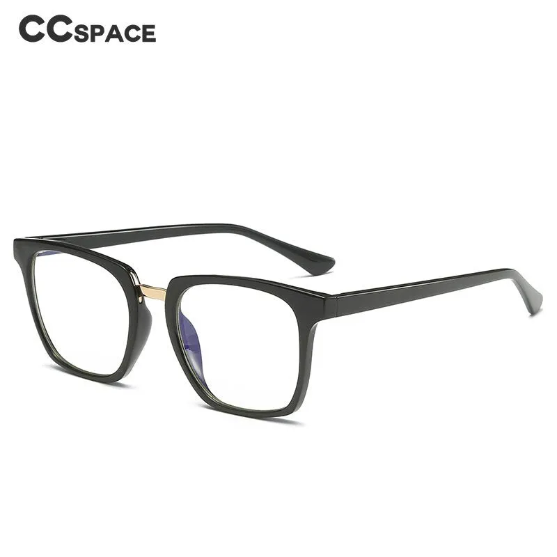 CCspace Unisex Full Rim Square Cat Eye Tr 90 Titanium Frame Eyeglasses 46909