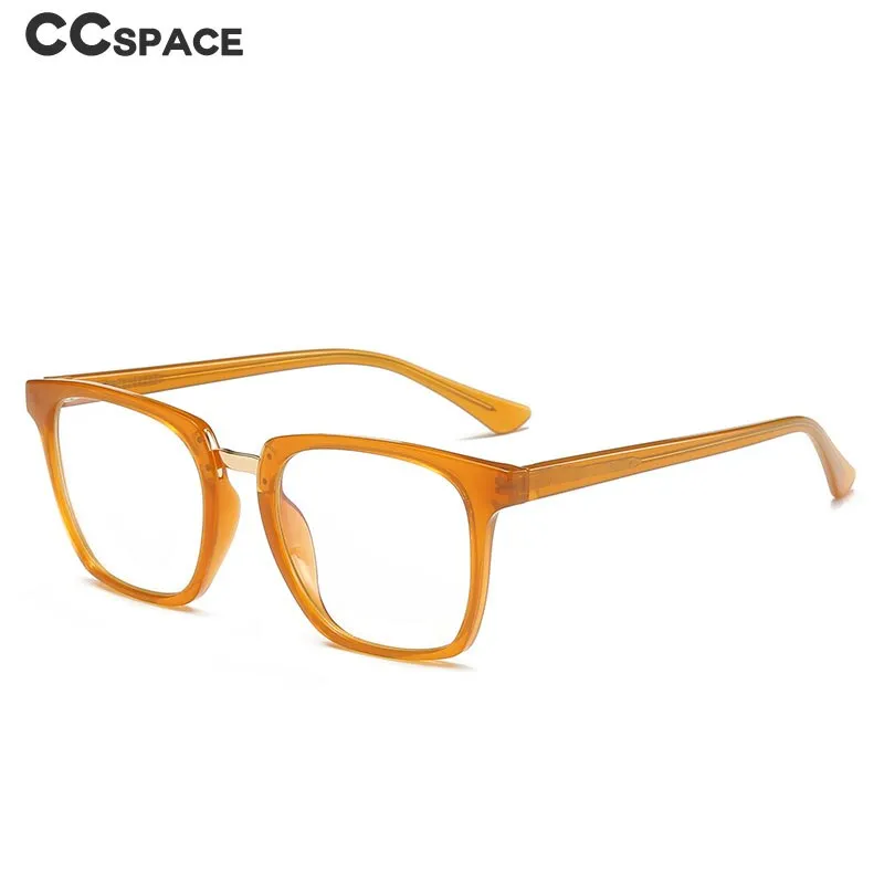 CCspace Unisex Full Rim Square Cat Eye Tr 90 Titanium Frame Eyeglasses 46909