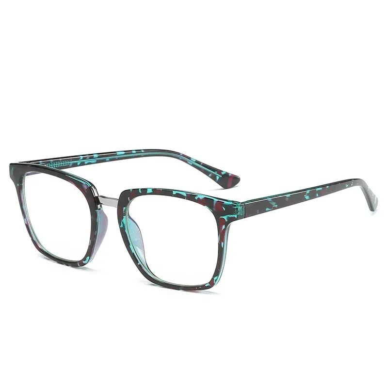 CCspace Unisex Full Rim Square Cat Eye Tr 90 Titanium Frame Eyeglasses 46909