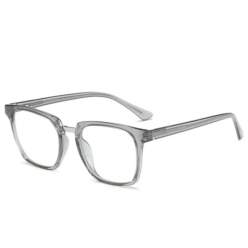 CCspace Unisex Full Rim Square Cat Eye Tr 90 Titanium Frame Eyeglasses 46909