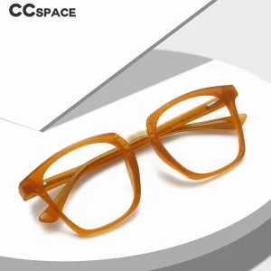 CCspace Unisex Full Rim Square Cat Eye Tr 90 Titanium Frame Eyeglasses 46909