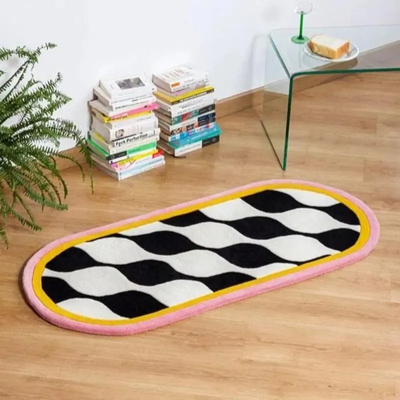 Charming Candy Pill Woolen Rug | 3.5 x 1.5 Feet