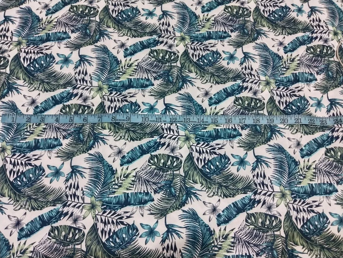 COTTON POPLIN JUNGLE PRINT 58" Wide