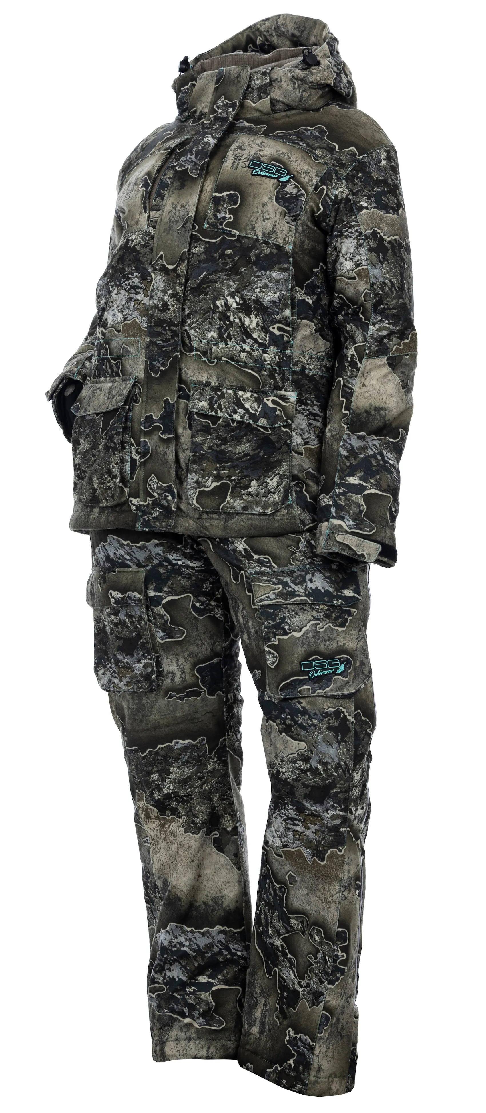 DSG Kylie 5.0 Plus Size Camouflage Drop Seat Bib