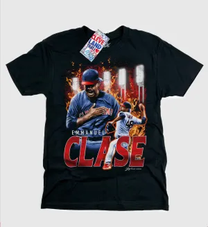 Emmanuel Clase Flames T shirt