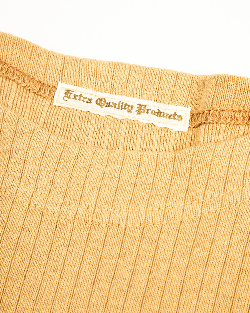 Extra Cotton Rib Crewneck L/S - Golden Yellow