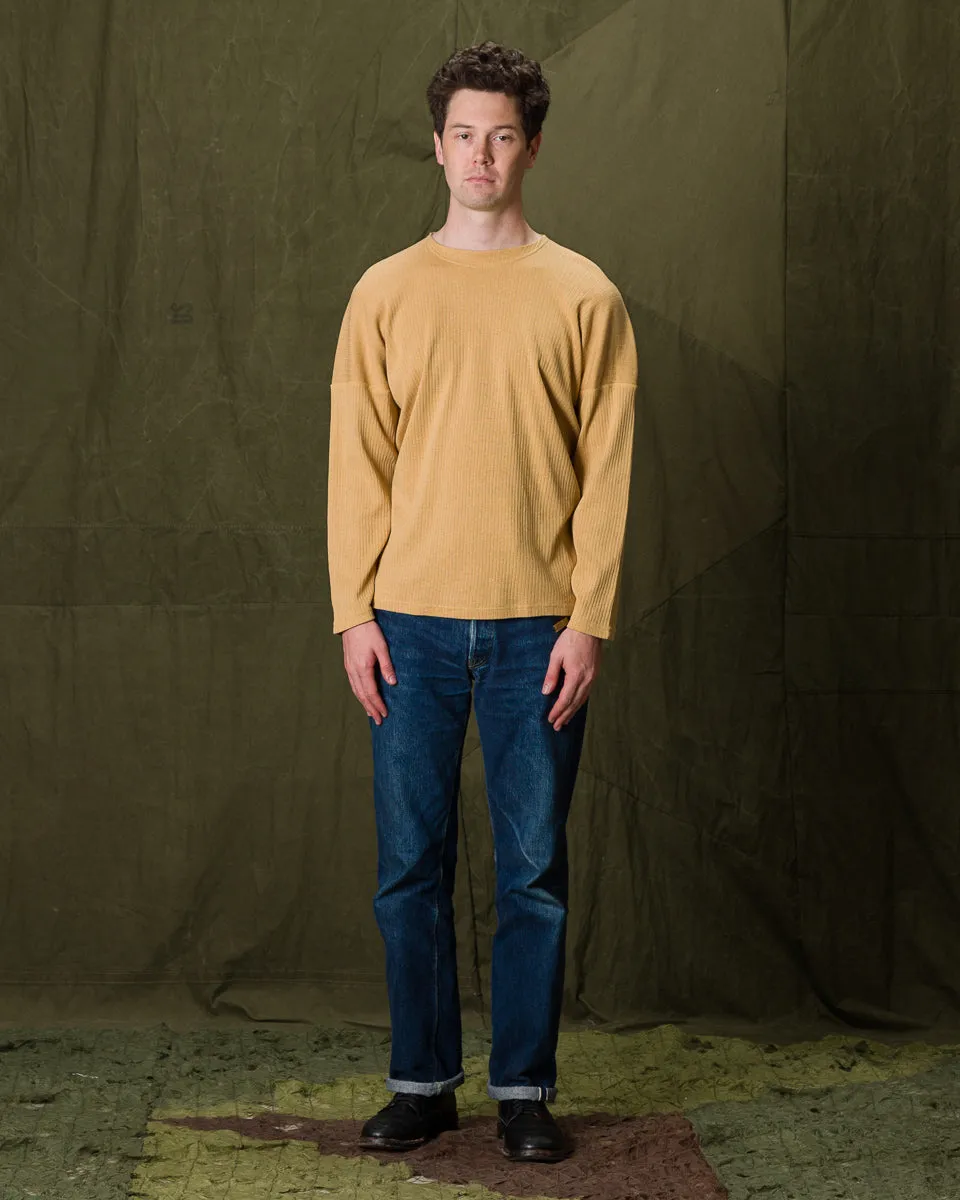 Extra Cotton Rib Crewneck L/S - Golden Yellow