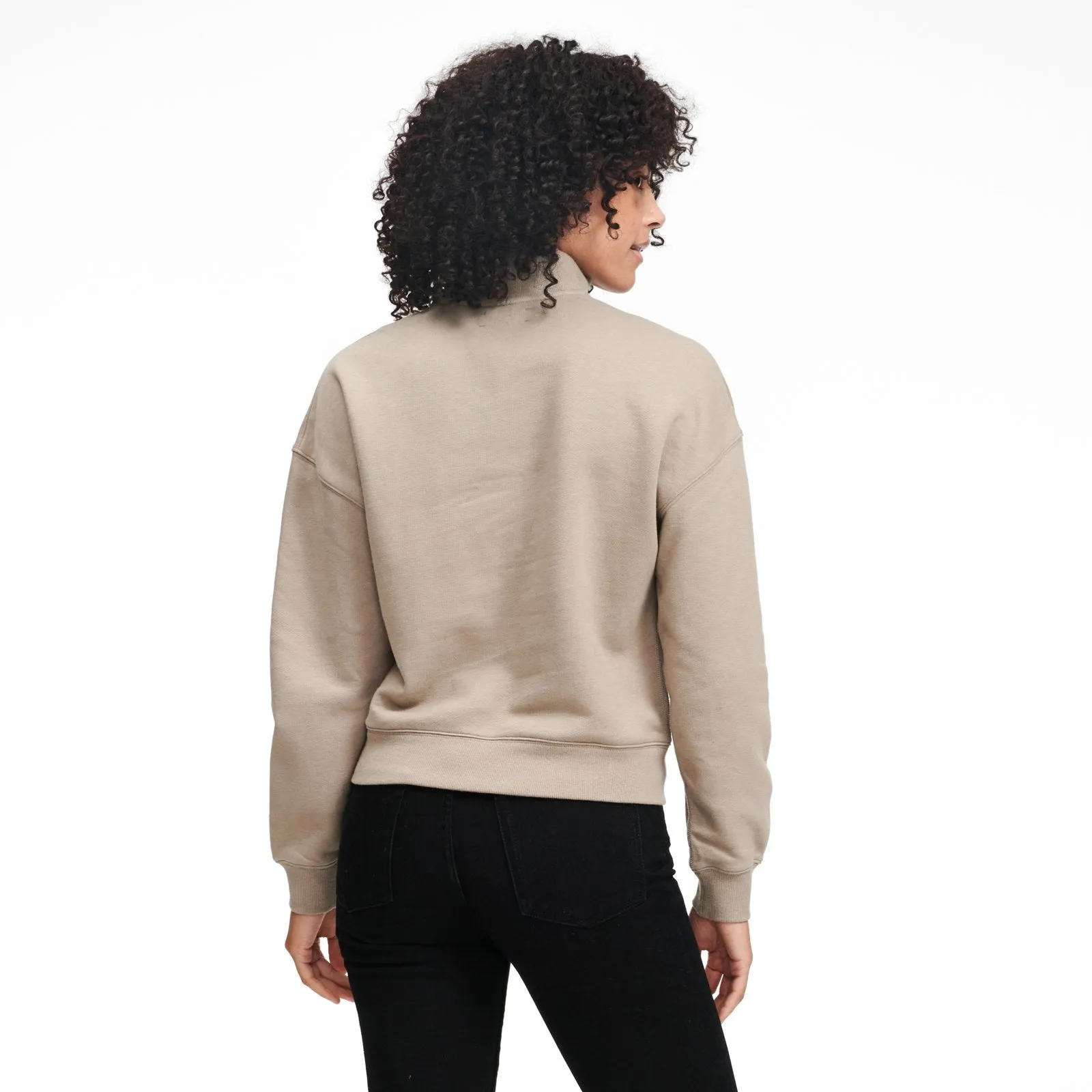 Fleece Quarter Zip Sweatshirt