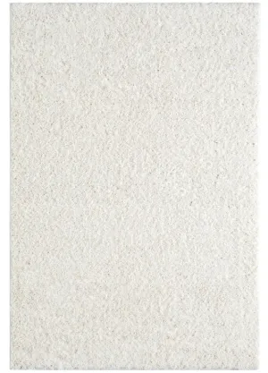 Fluffy and comfortable Ivory /Sand Plain Shag Rug