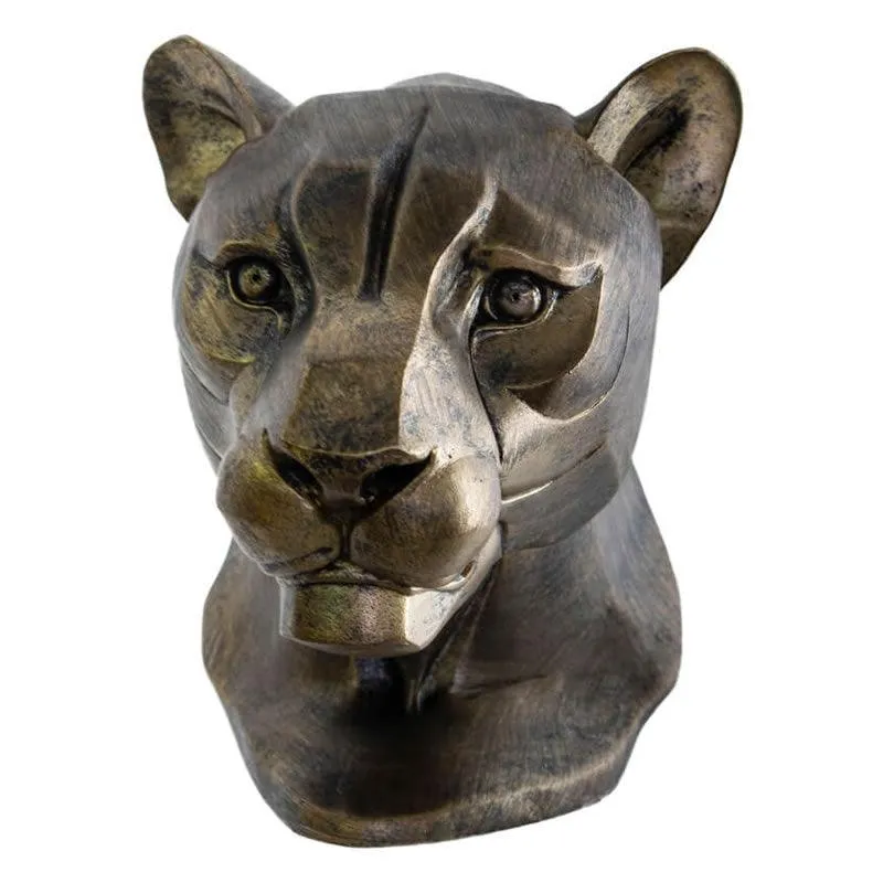 Gold Polystone Ant Lioness Head -Naj78U1