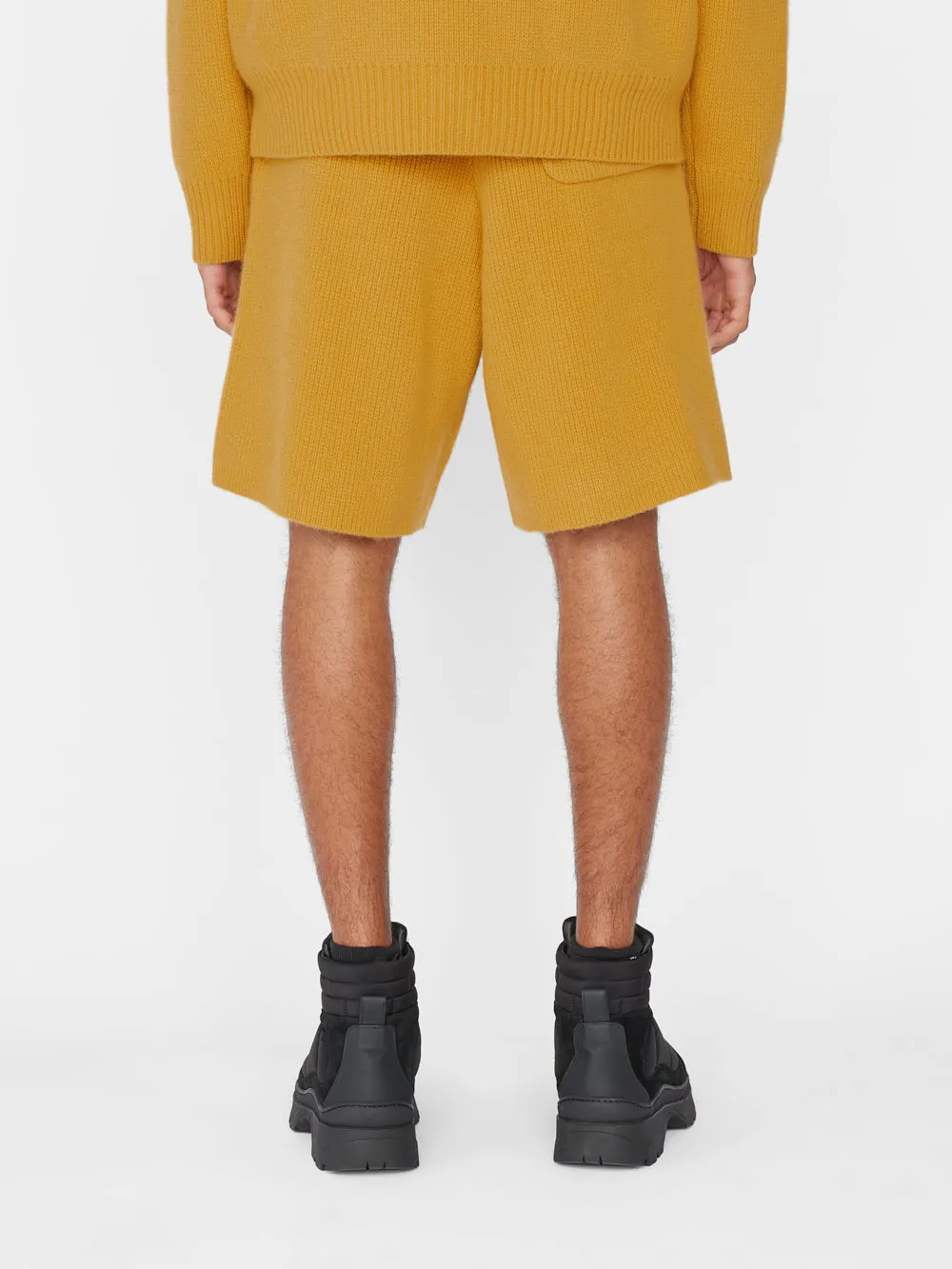 Heavyweight Cashmere Short -- Yellow