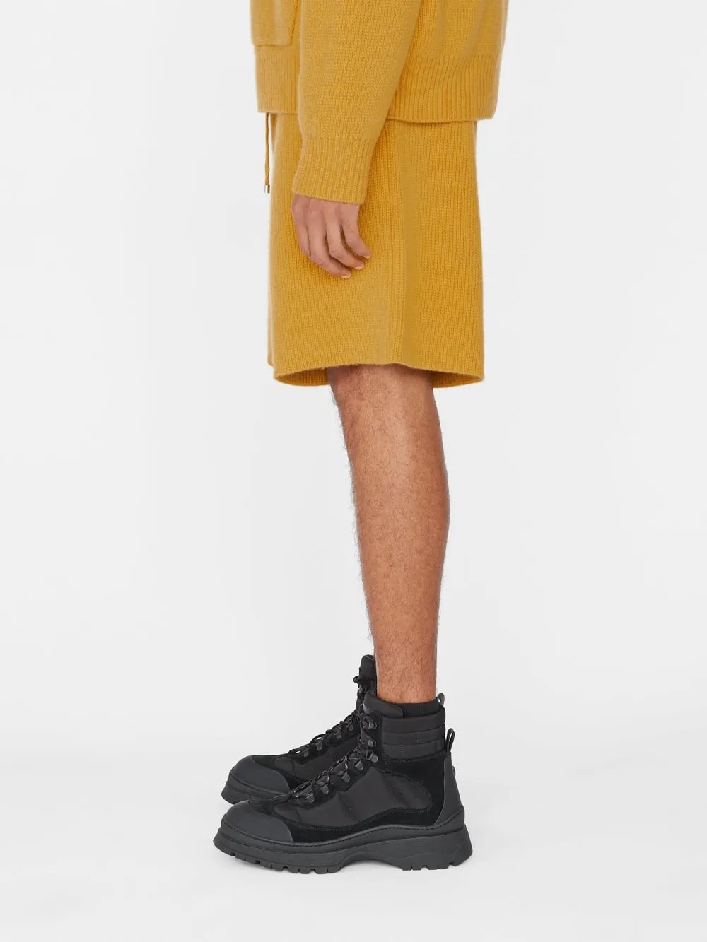 Heavyweight Cashmere Short -- Yellow