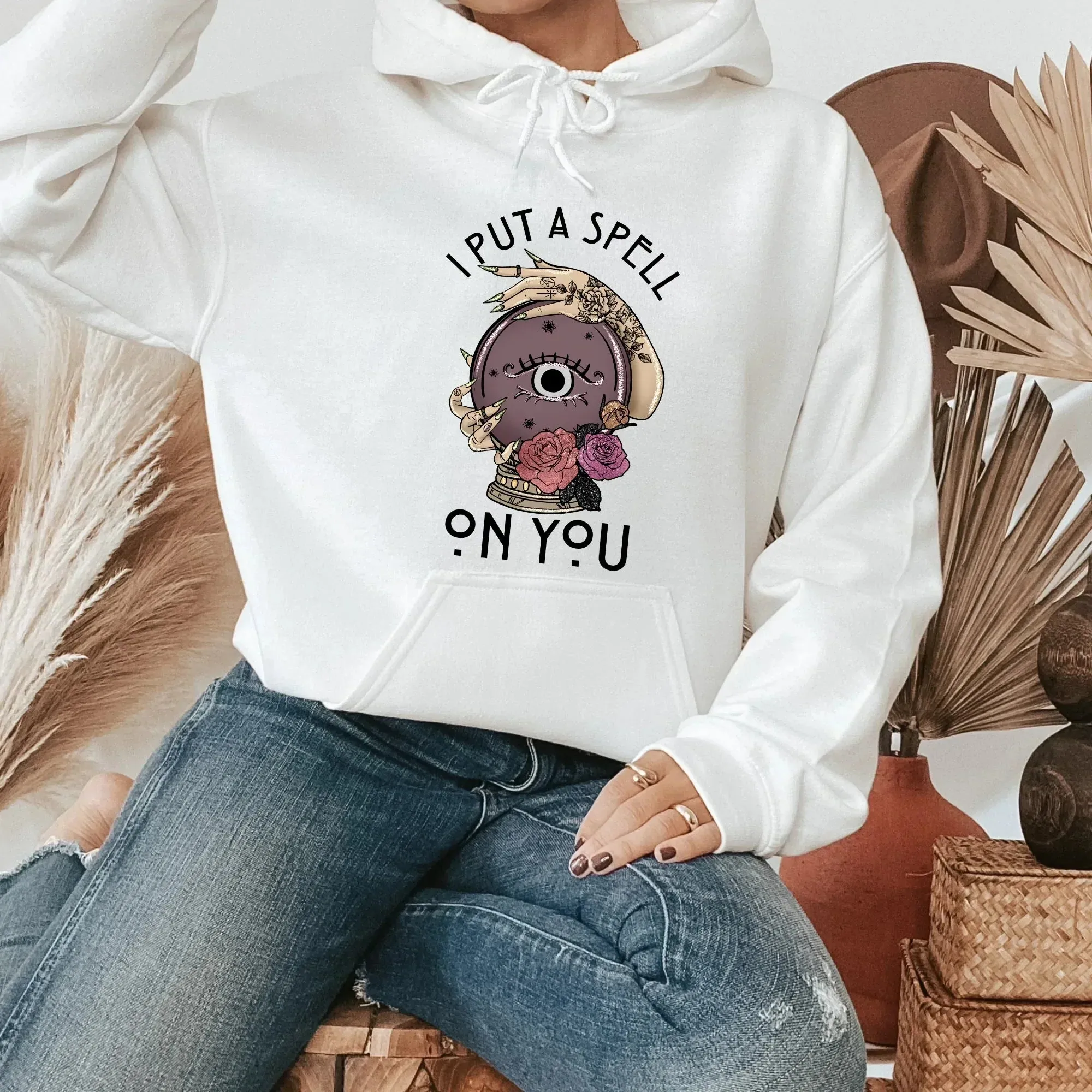 I Put A Spell On You Witchy Vibes Halloween Shirt