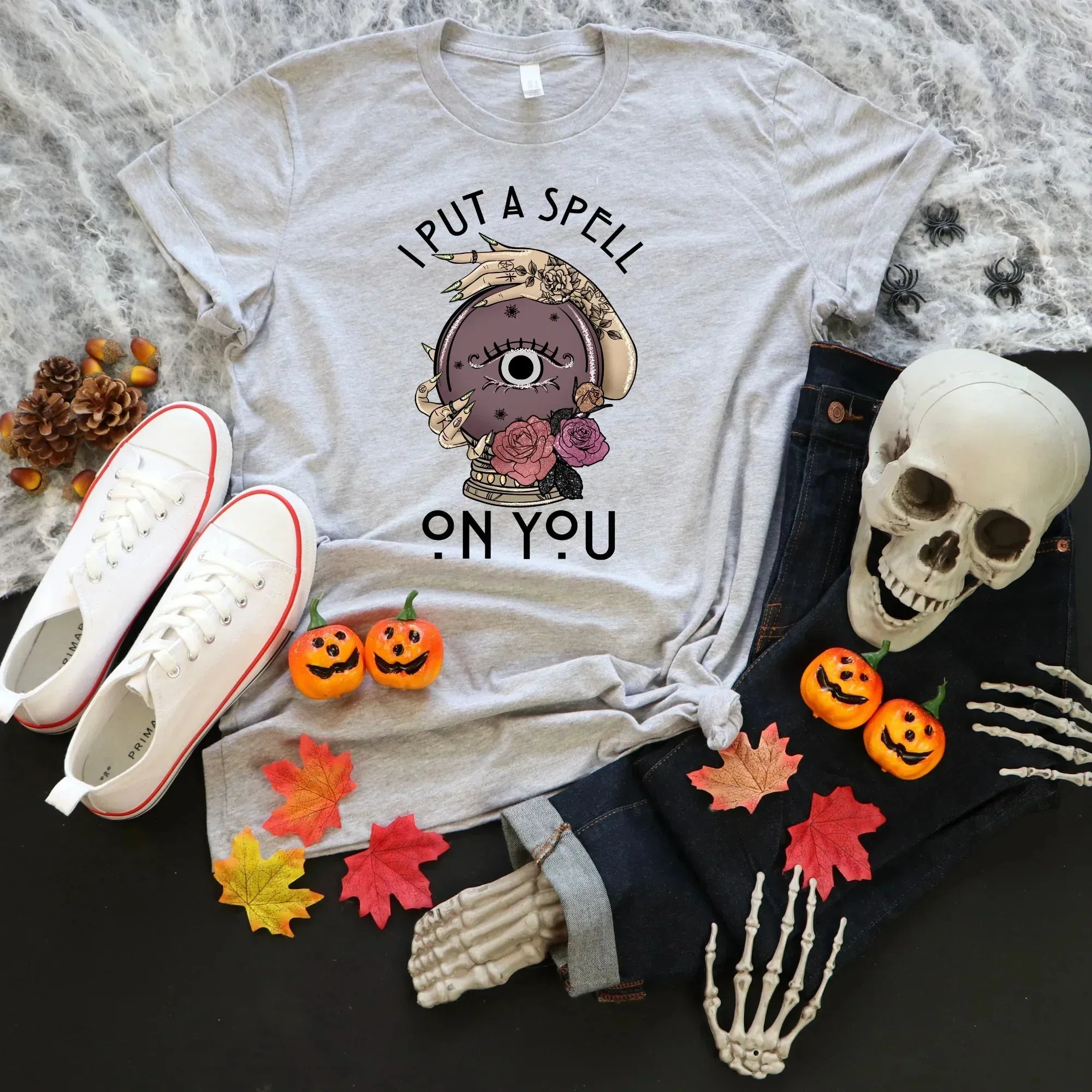 I Put A Spell On You Witchy Vibes Halloween Shirt