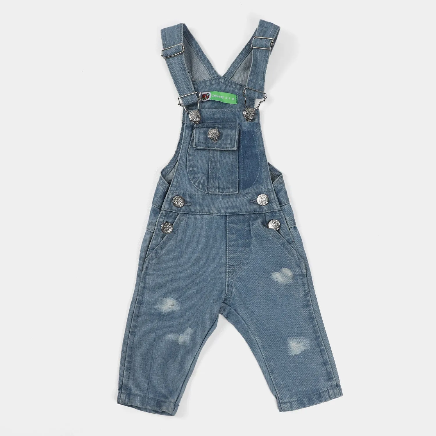 Infant Boys Denim DUNGAREE -LIGHT BLUE