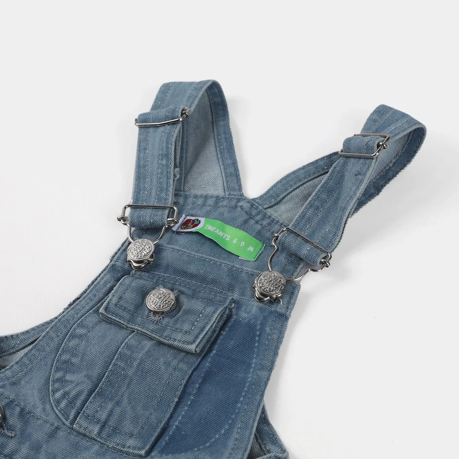 Infant Boys Denim DUNGAREE -LIGHT BLUE