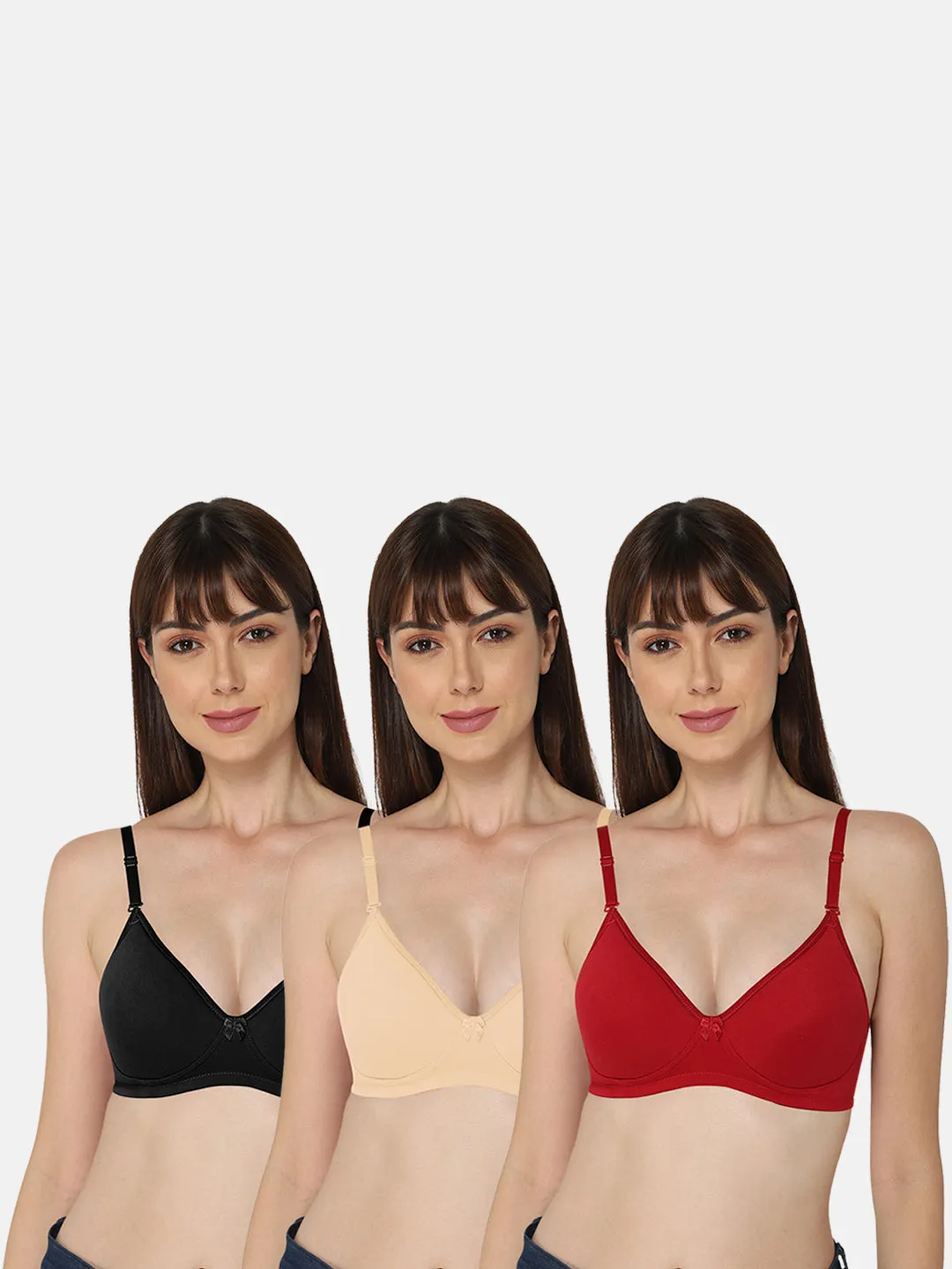 Intimacy Everyday Bra Combo Pack – Stylish, Comfortable, and Durable Essentials for Daily Wear (EC06 - C70)