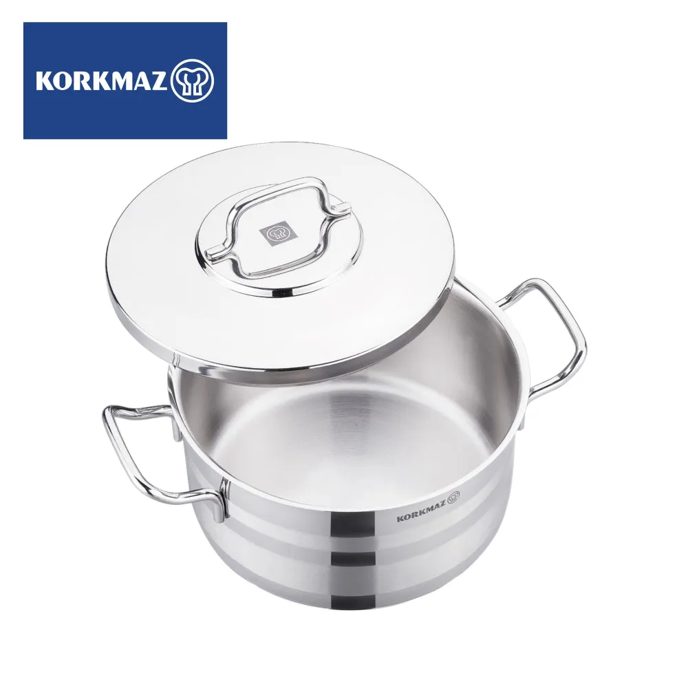 Korkmaz Astron Cookware Set 8 pcs Induction Base Pans Set