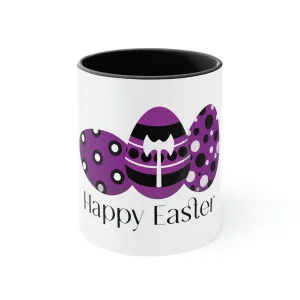 Labrys Lesbian Flag Accent Coffee Mug Easter Festival - Happy Easter