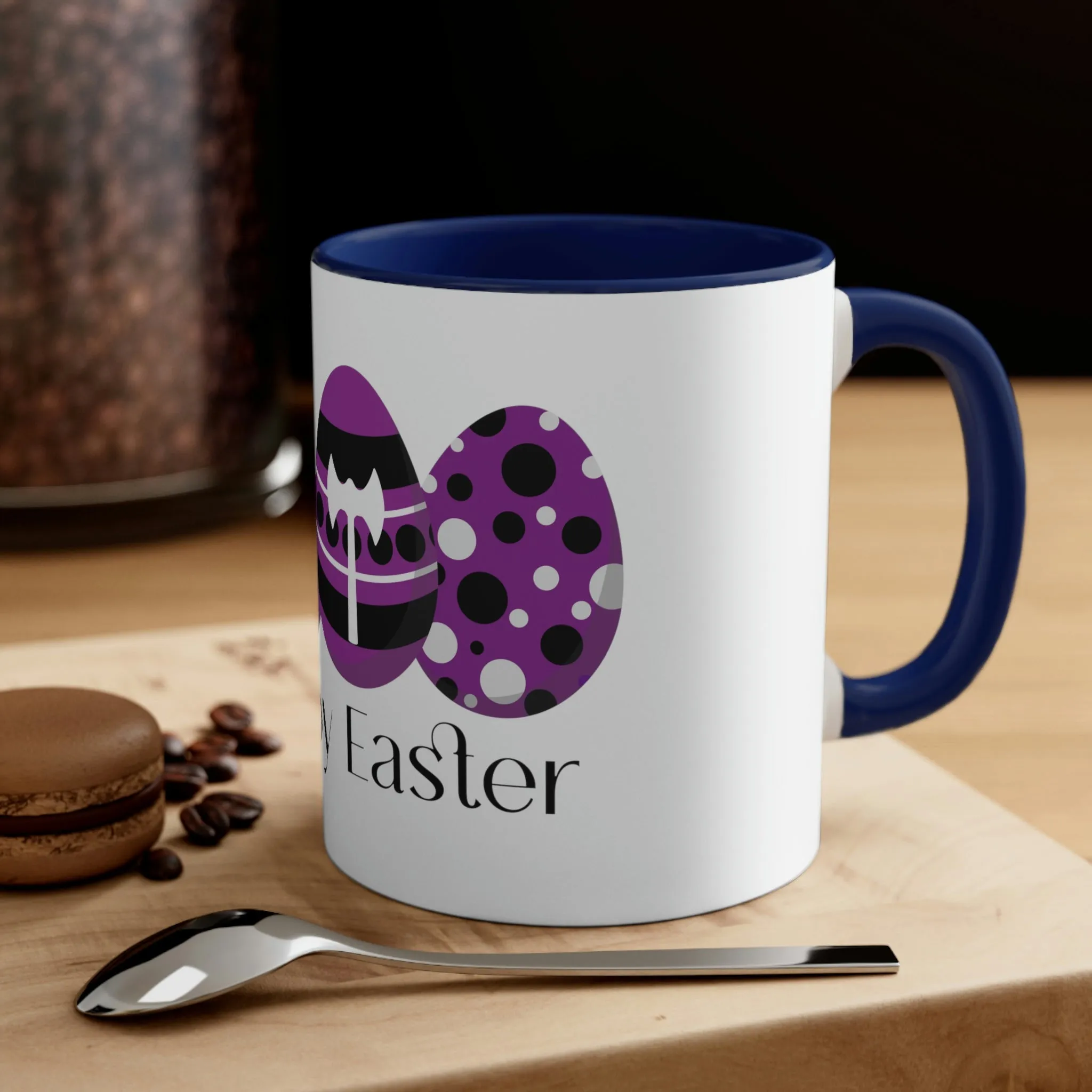 Labrys Lesbian Flag Accent Coffee Mug Easter Festival - Happy Easter