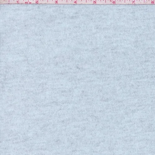 Light Heather Blue Sweater Jersey Knit Fabric