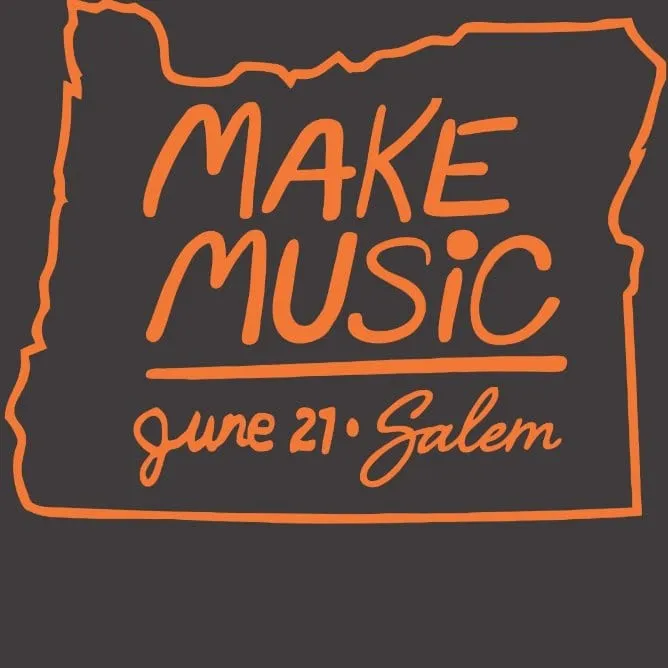 Make Music Salem Oregon Logo T-Shirt