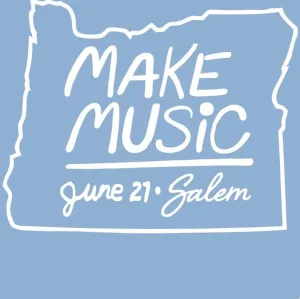 Make Music Salem Oregon Logo T-Shirt