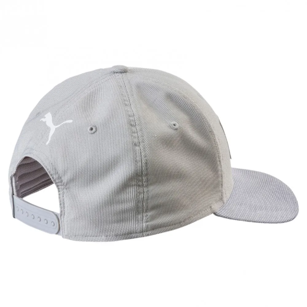 Mercedes Baseball Cap, Adult, Puma Logo, Silver, 2017