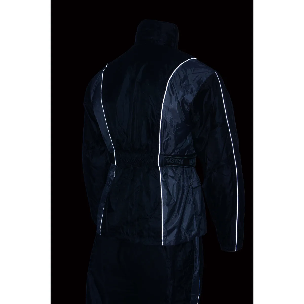 Milwaukee Leather SH2225L Women's Black and Grey Waterproof Rain Suit