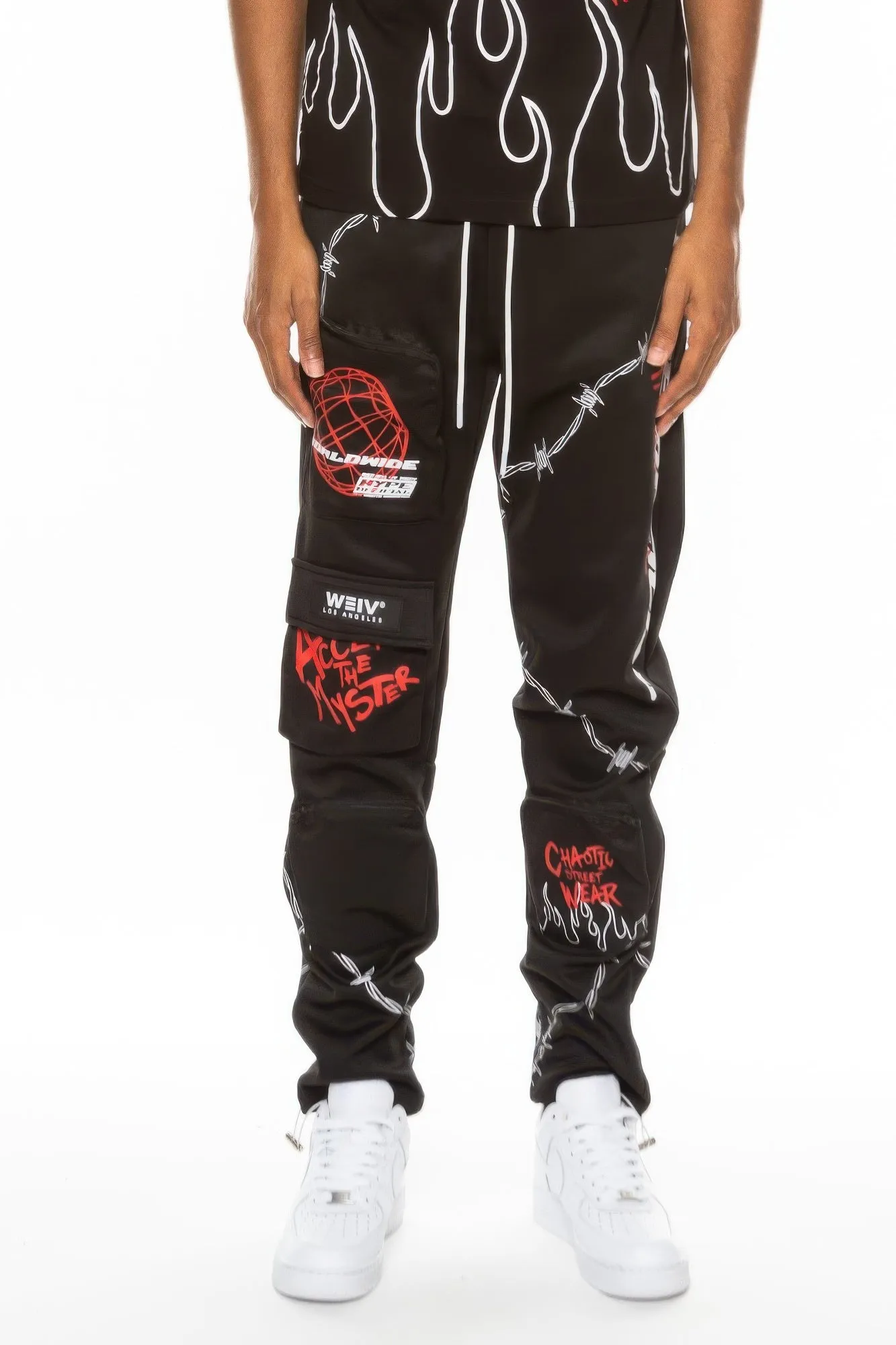 NicholesGifts Men Hype Official Print Track Pant