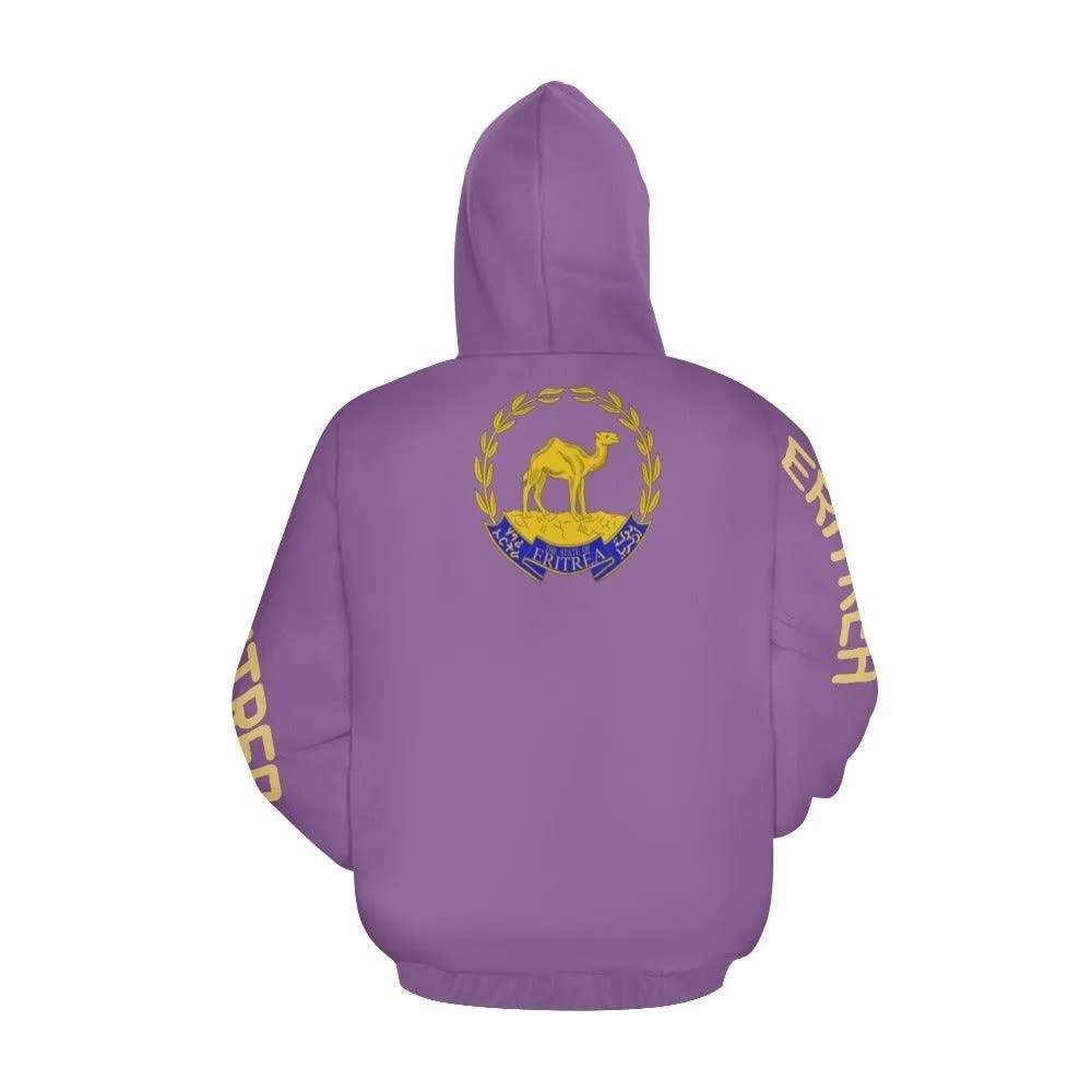 Purple ERI Print Hoodie