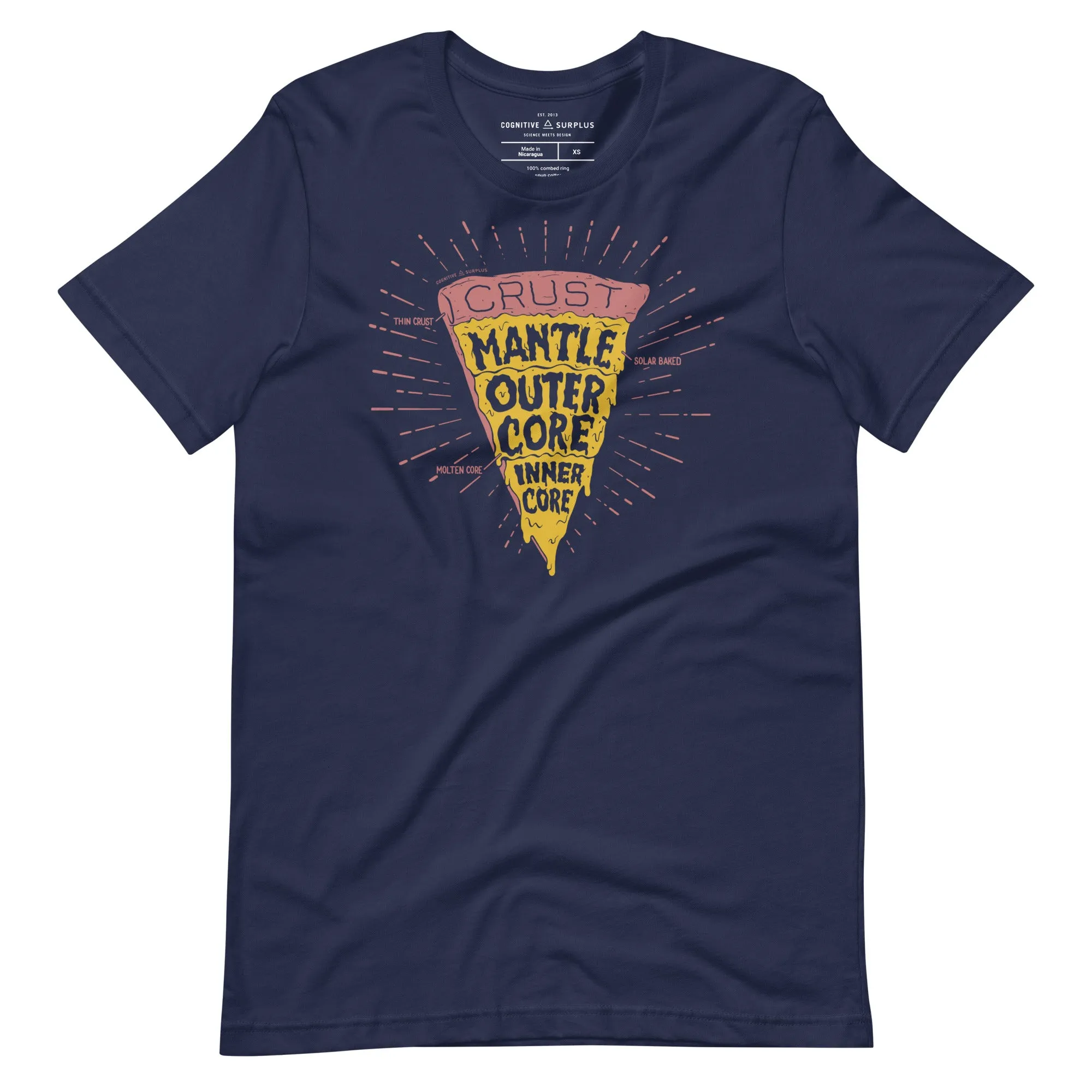 Slice of Earth Pizza Graphic Tee