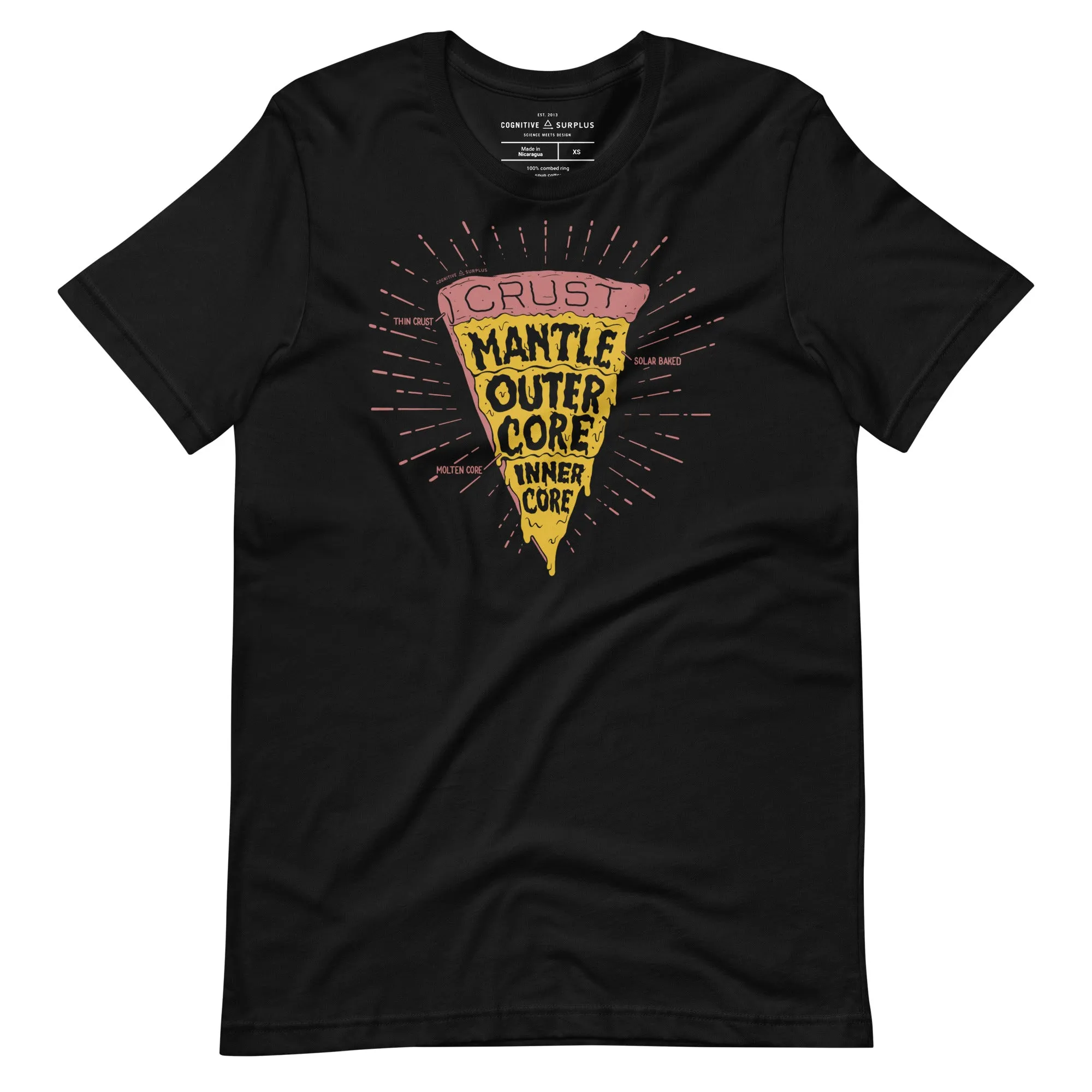 Slice of Earth Pizza Graphic Tee