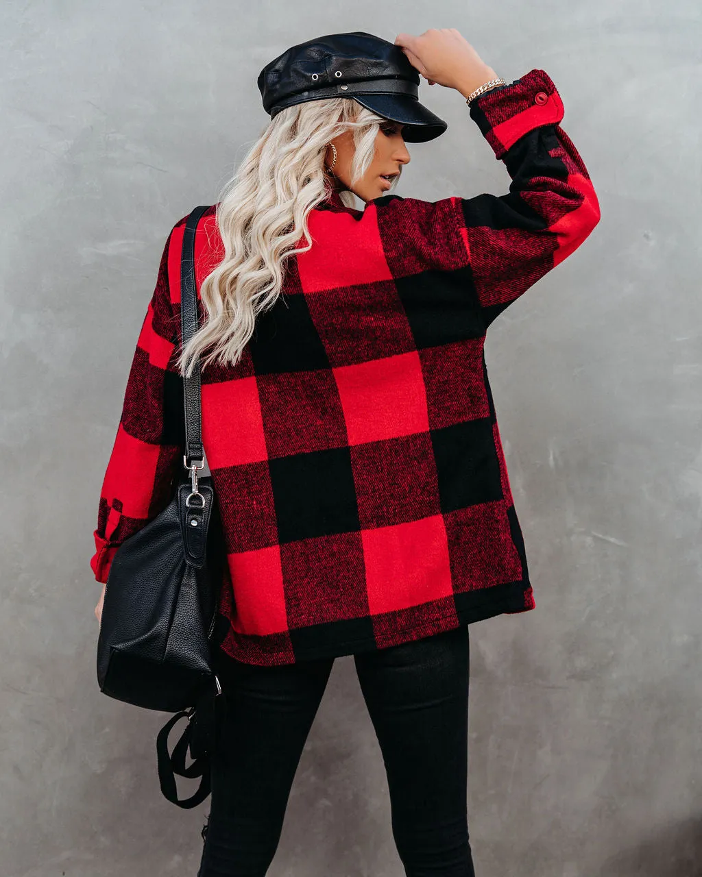 TastyHottie - Nicolas Plaid Button Down Shacket