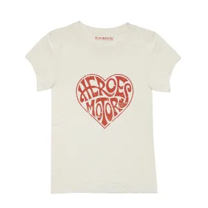 Tees-shirt vintage "Heroes Motors Heart"