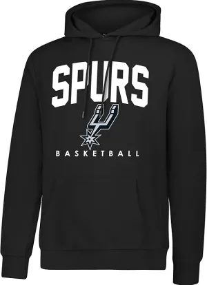 Ultra Game NBA Official Men's Super Soft Teamster Hoodie Sweatshirt, San Antonio Spurs, Team Color|San Antonio Spurs