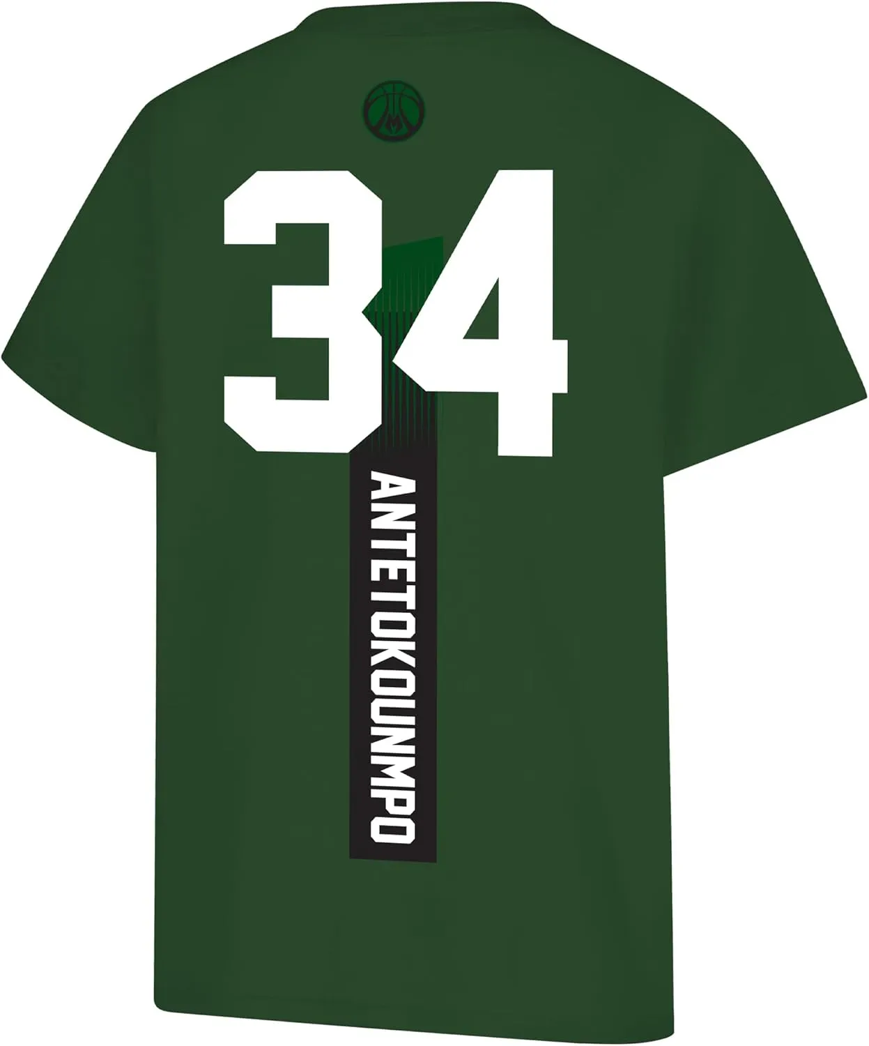 Ultra Game NBA Official Youth Super Soft Fly High Players T-Shirt, Milwaukee Bucks - Giannis Antetokounmpo, Team Color|Milwaukee Bucks - Giannis Antetokounmpo