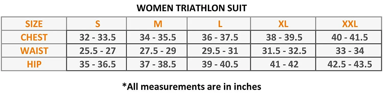 Women Performance Sublimated Triathlon Suit